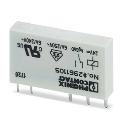 Zásuvné miniaturní výkonové relé 1 přepínač, vstupní napětí 24 V DC 2961105
