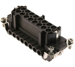 Konektor: HDC; zásuvka; 180 °C; 24+PE; velikost 104.27; 16A; 500V